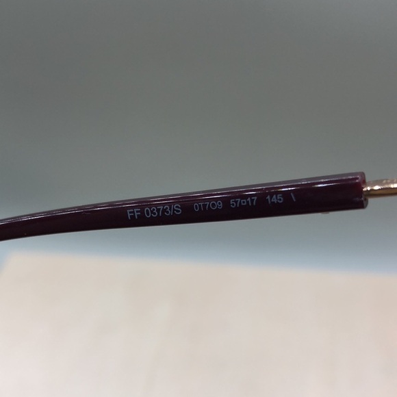 Fendi ff0373 ff 0373 09 Plum Gradient modern cat eye-authentic. - Picture 5 of 11